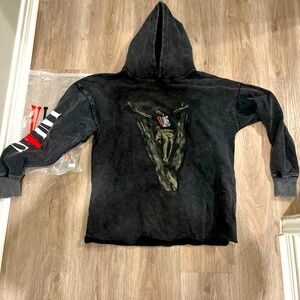 New Saint Mxxxxxx x VLONE black hoodie M